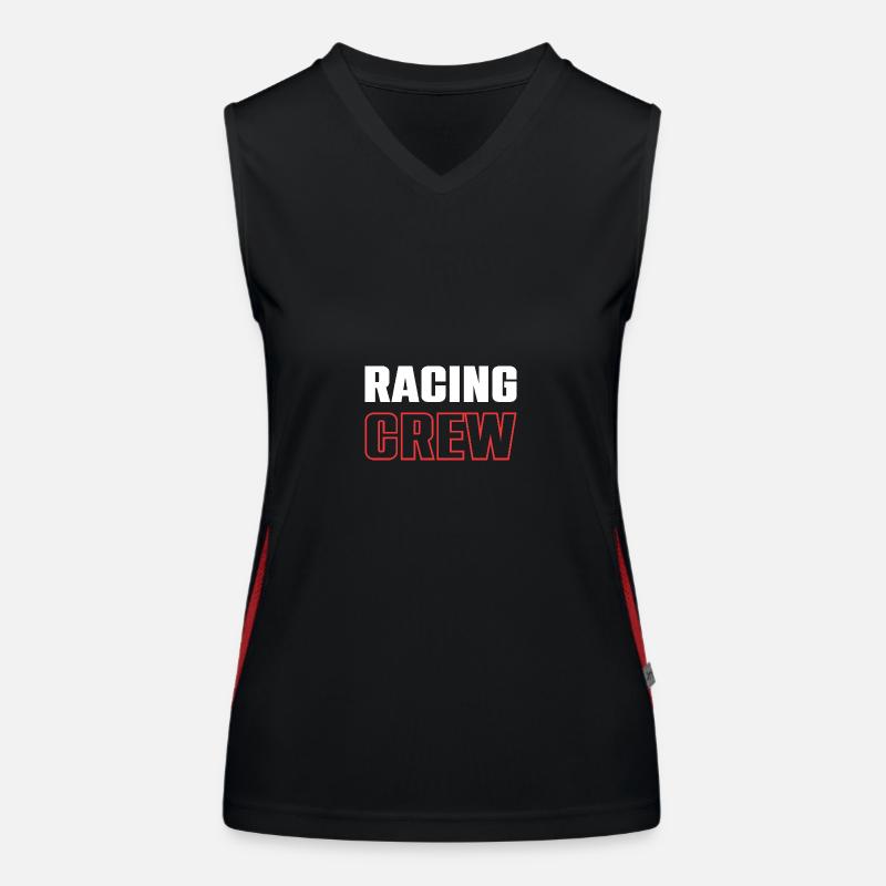 Racing Crew Funktionelles Kontrast-Tank Top für Frauen