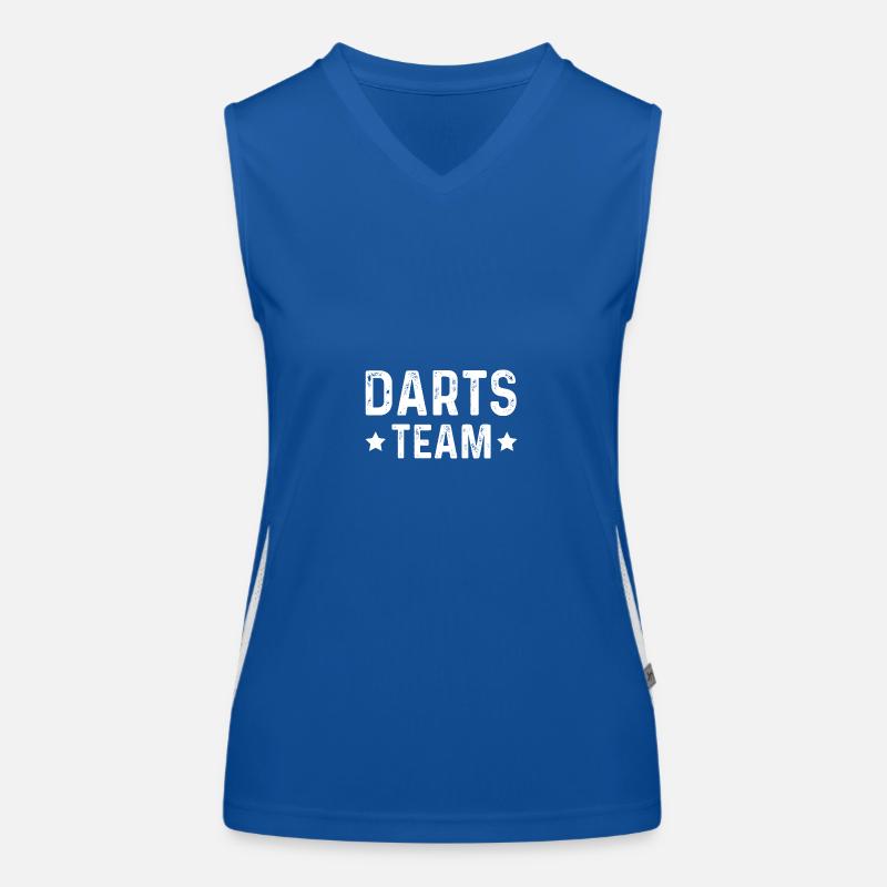 Darts Team Funktionelles Kontrast-Tank Top für Frauen