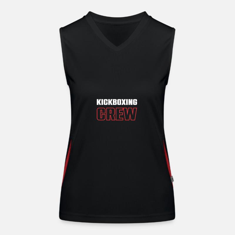 Équipe de kickboxing Débardeur respirant contrasté Femme