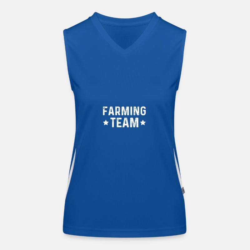 Farming Team Funktionelles Kontrast-Tank Top für Frauen