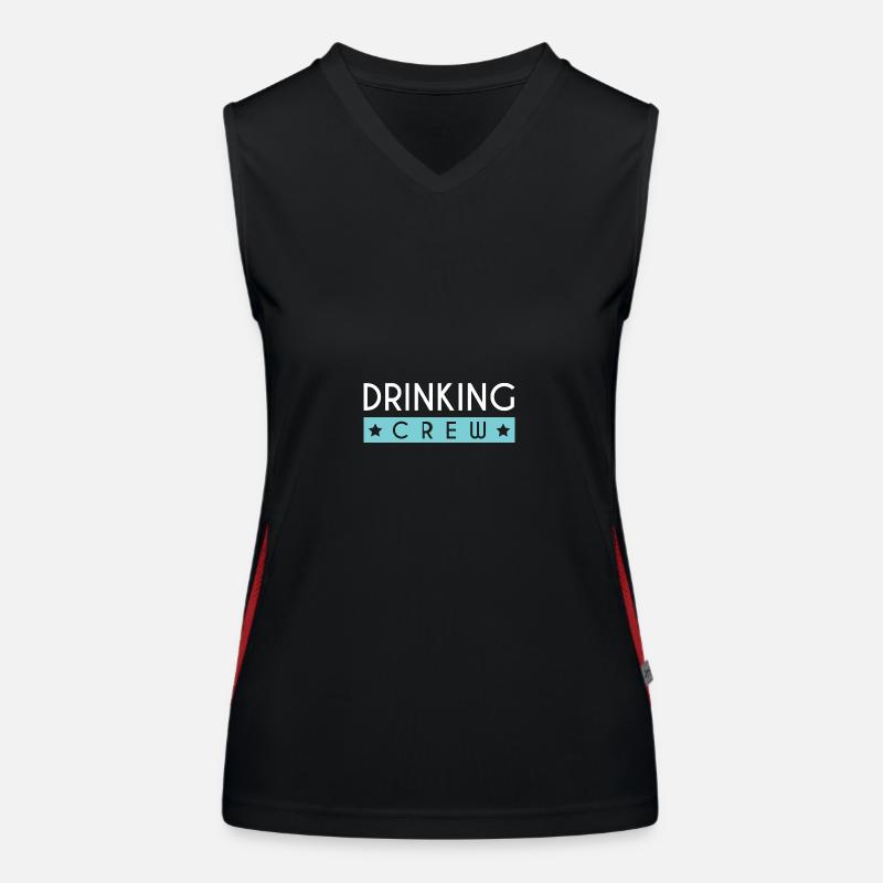Drinking Crew Women's Functional Contrast Tank Top