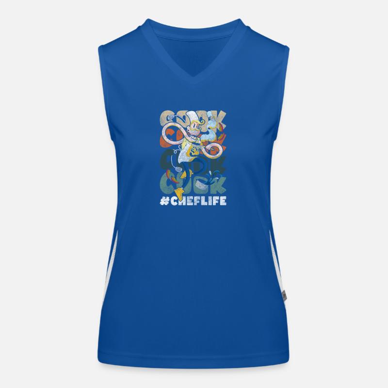 Chef Chef Culinary Art Taste Women's Functional Contrast Tank Top