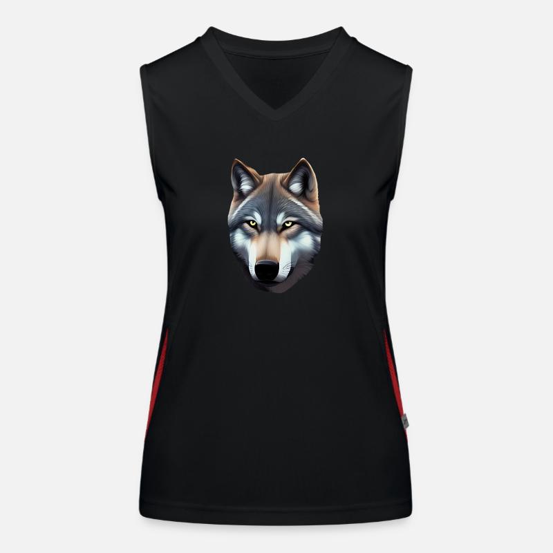 Loup Débardeur respirant contrasté Femme