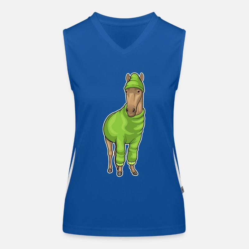 Pferd Pullover Mütze Funktionelles Kontrast-Tank Top für Frauen
