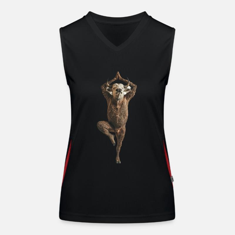 Büffel Funktionelles Kontrast-Tank Top für Frauen