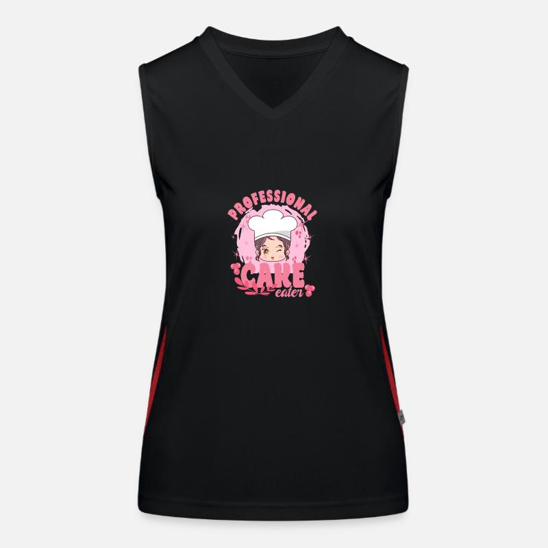 Cake Baker Professional Cake Eater Gift Funktionelles Kontrast-Tank Top für Frauen