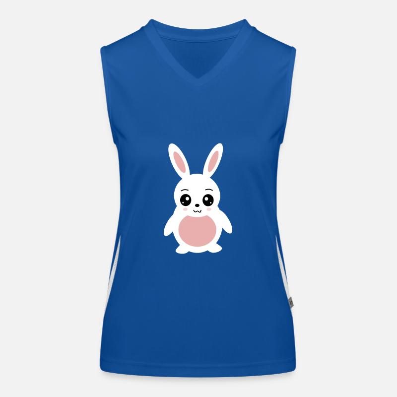 Lapin Kawaii Lapin Débardeur respirant contrasté Femme