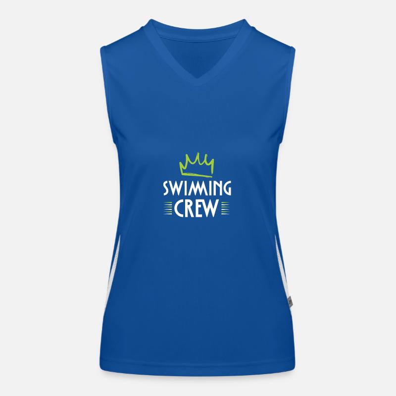 Swimming Crew Funktionelles Kontrast-Tank Top für Frauen
