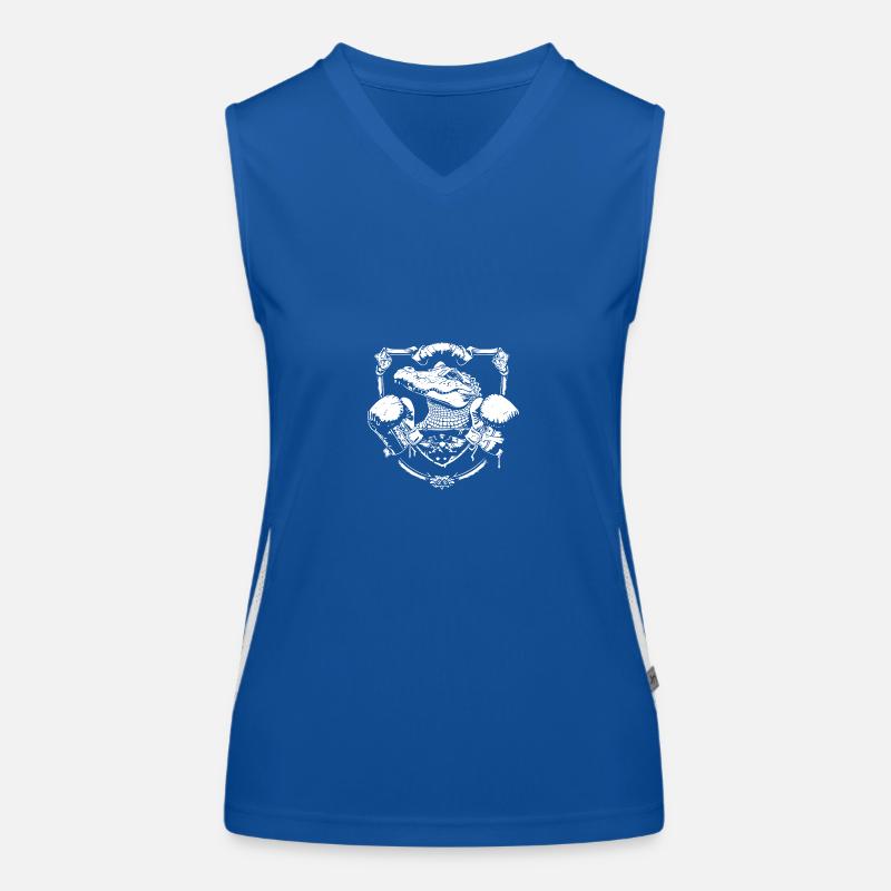 Boxer Alligator Boxe MMA Débardeur respirant contrasté Femme