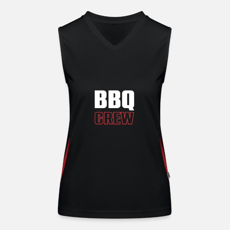 Bbq Crew Funktionelles Kontrast-Tank Top für Frauen