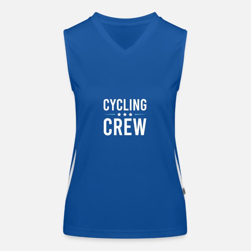 Cycling Crew Funktionelles Kontrast-Tank Top für Frauen