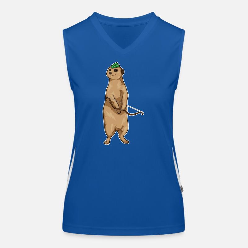 Arc de suricate Archer Débardeur respirant contrasté Femme