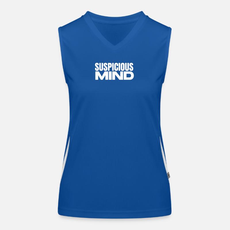 Suspicious Mind Women's Functional Contrast Tank Top