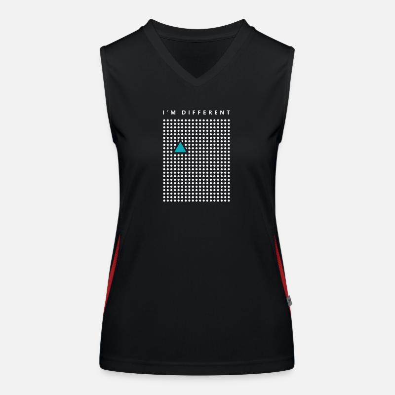 Anders stylish triangle Women's Functional Contrast Tank Top