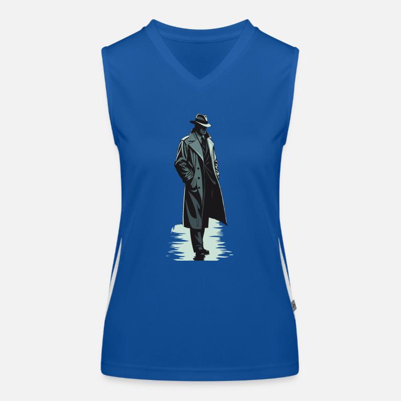 MYSTERY SOLVER Women's Functional Contrast Tank Top