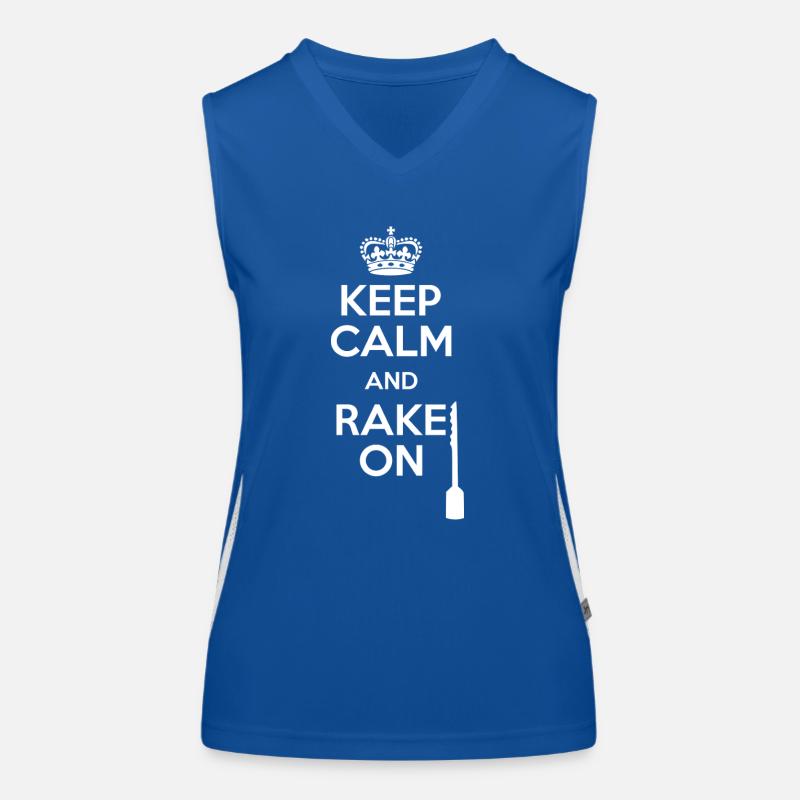 Lockpicking Keep Calm And Rake On Lock Picking Women's Functional Contrast Tank Top