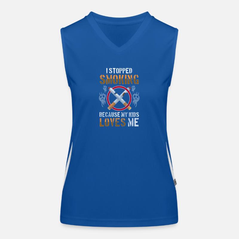 Sucht Gewinner Disziplin Nicht Rauchen Funktionelles Kontrast-Tank Top für Frauen