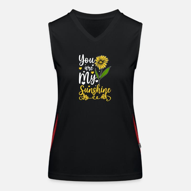 Flower Gift Romantic Women's Functional Contrast Tank Top
