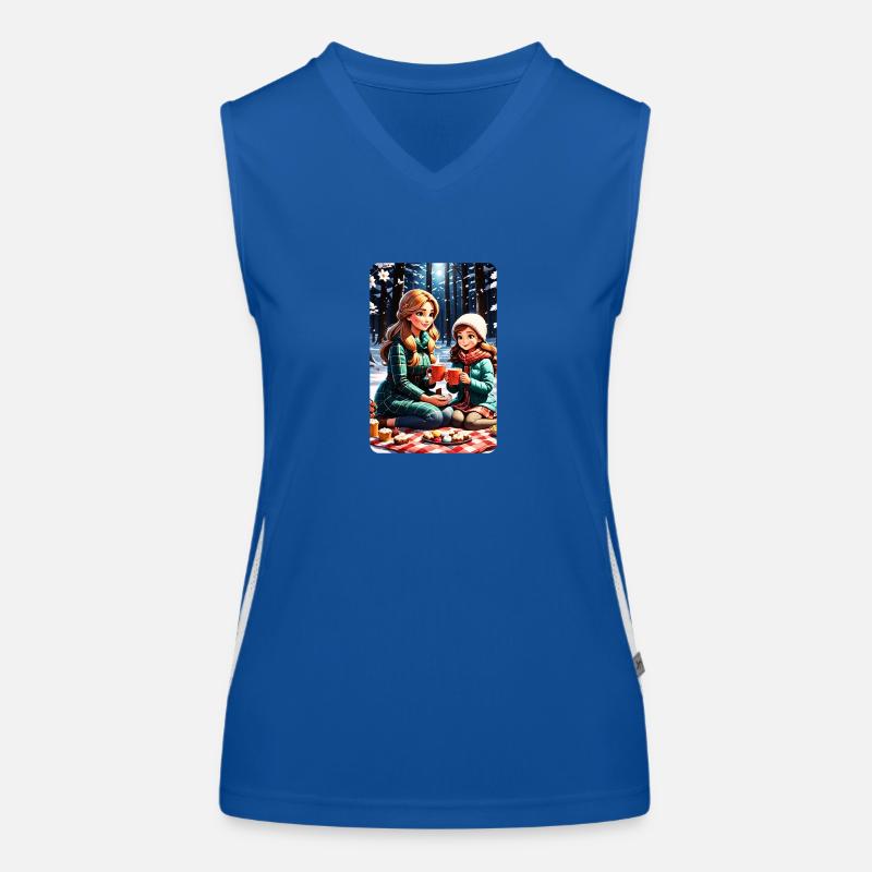 personalized design mother's gift Women's Functional Contrast Tank Top