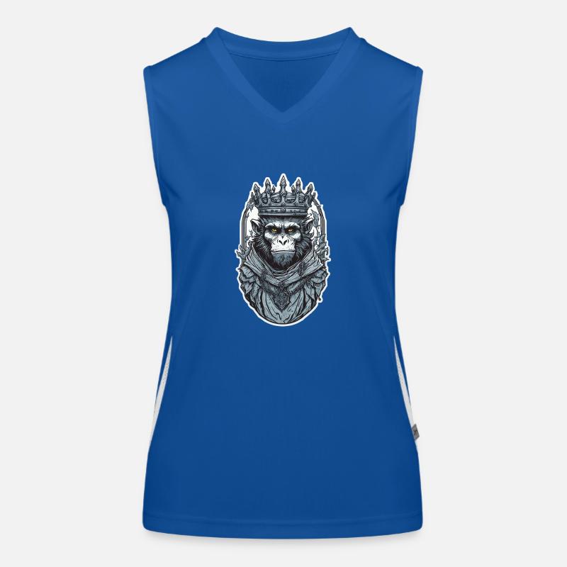 King Monkey Funktionelles Kontrast-Tank Top für Frauen