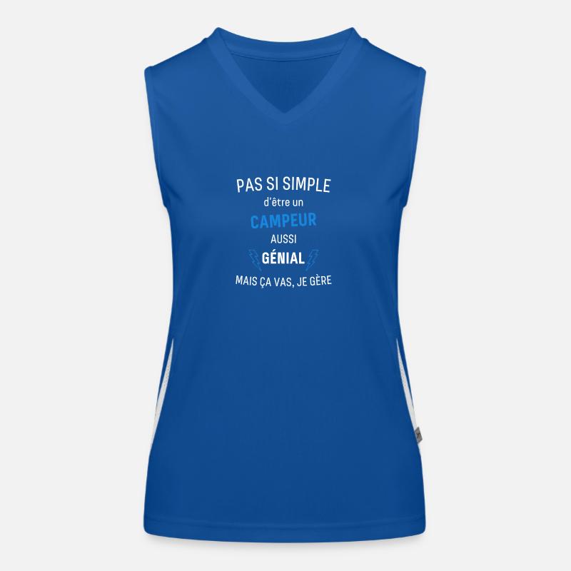 Awesome Camper Women's Functional Contrast Tank Top