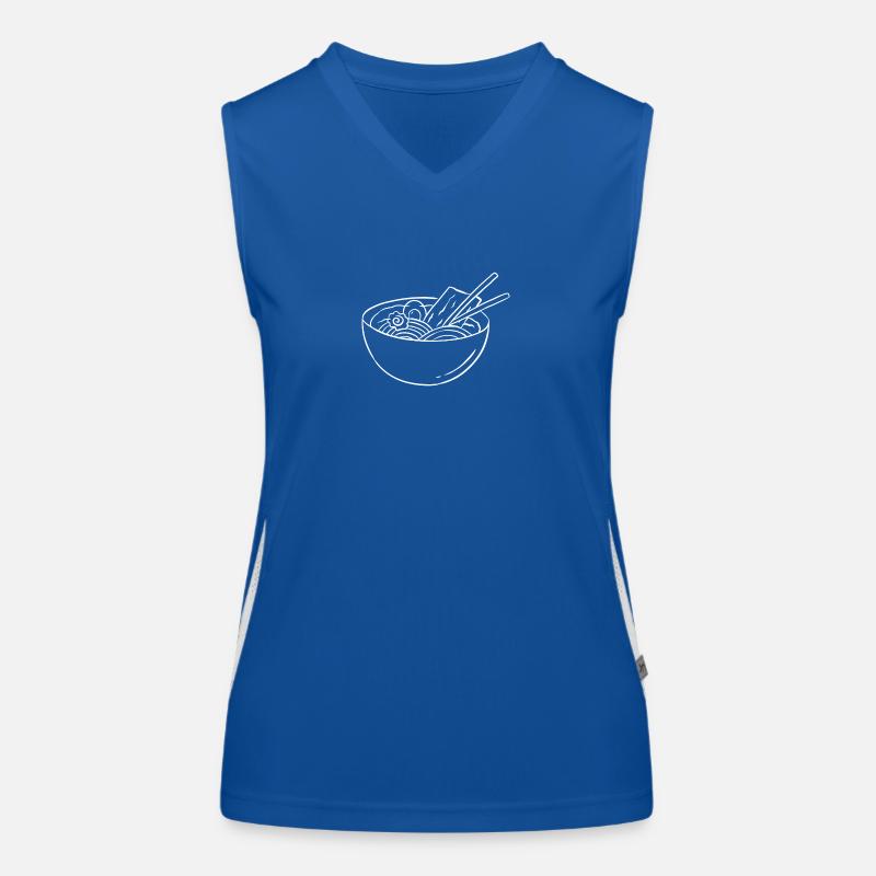 Ramen Débardeur respirant contrasté Femme