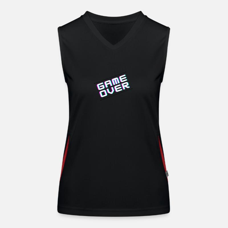 Game over Women's Functional Contrast Tank Top