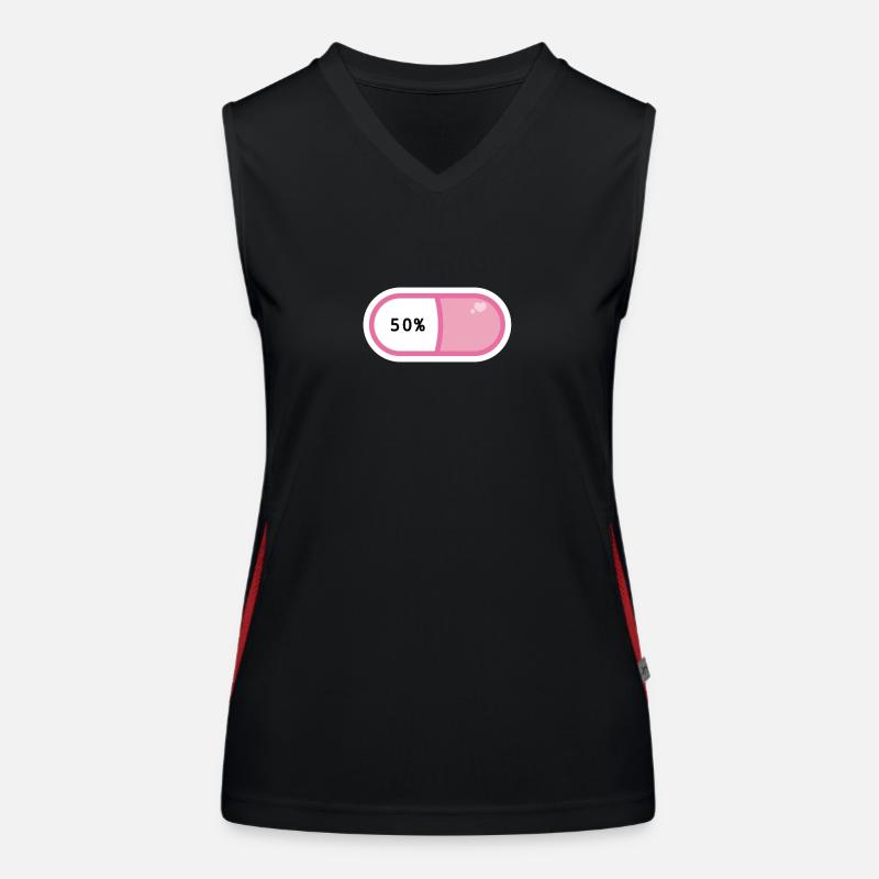 Tablette Funktionelles Kontrast-Tank Top für Frauen