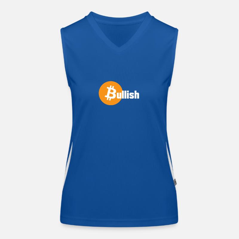 Bitcoin Bullish Women's Functional Contrast Tank Top