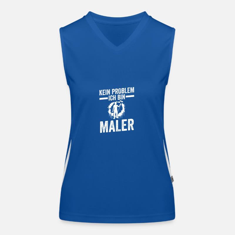 Master Painter Journeyman Painter Women's Functional Contrast Tank Top