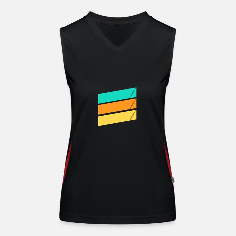 Flötist Querflöte Funktionelles Kontrast-Tank Top für Frauen