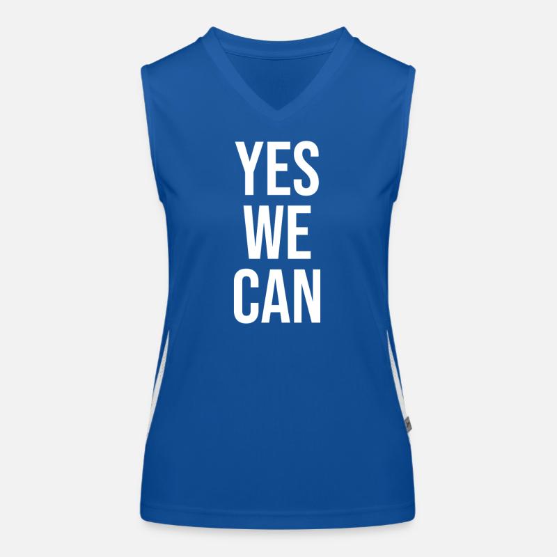 Yes We Can Women's Functional Contrast Tank Top
