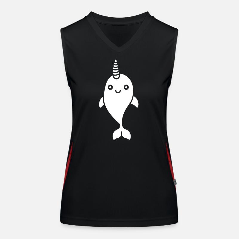 narwhal Women's Functional Contrast Tank Top