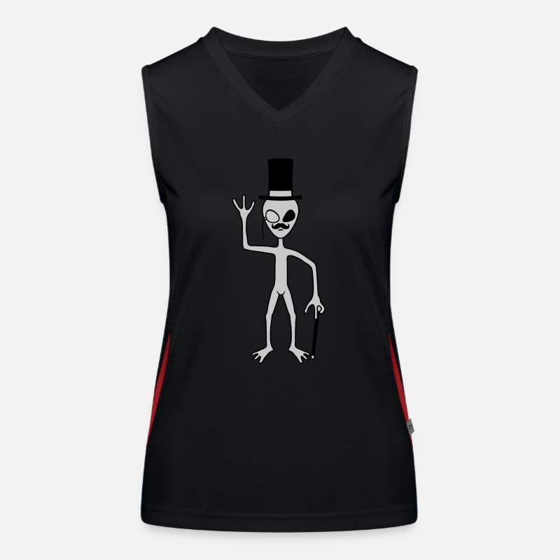 Sir Alien waves friendly Women's Functional Contrast Tank Top