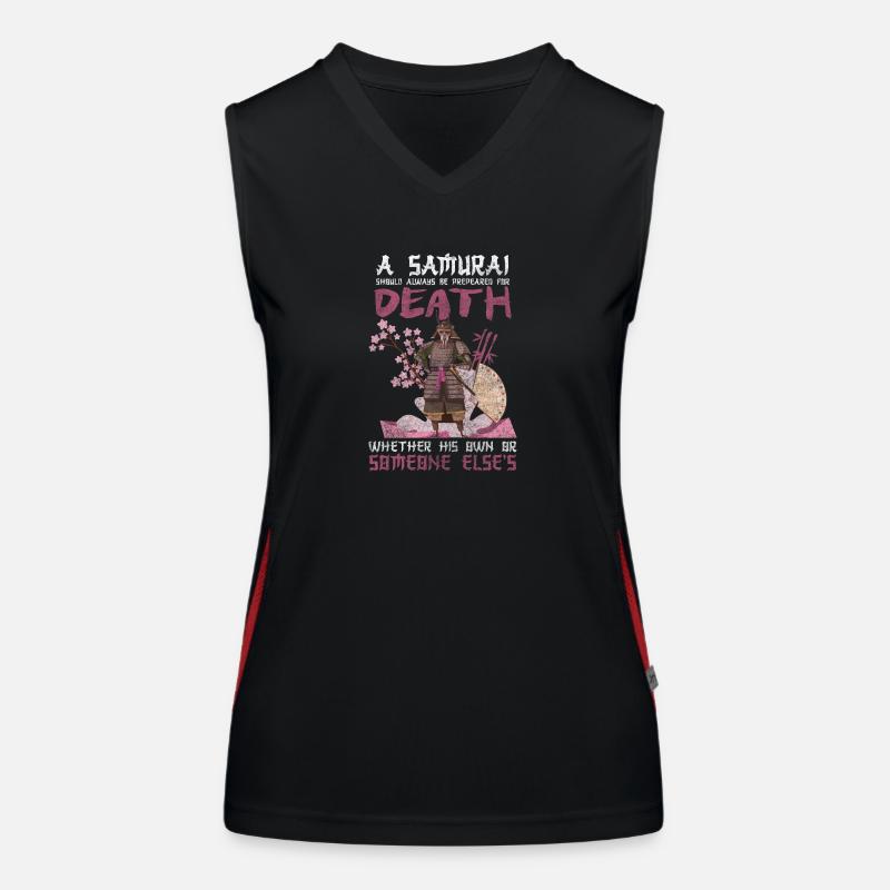 Samouraï Aikido Ronin Débardeur respirant contrasté Femme