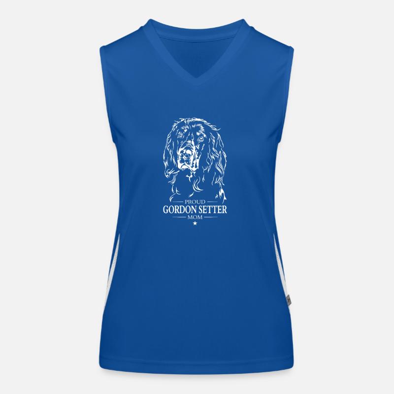 Gordon Setter Mom Hunde Hund Jagdhunde Wilsigns Funktionelles Kontrast-Tank Top für Frauen