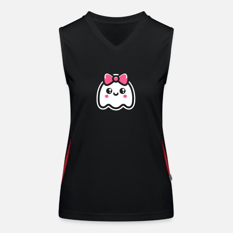 Halloween Geist Funktionelles Kontrast-Tank Top für Frauen
