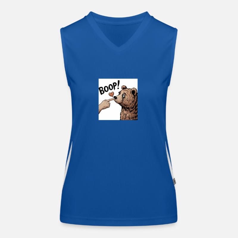 BÄRENLIEBE Funktionelles Kontrast-Tank Top für Frauen