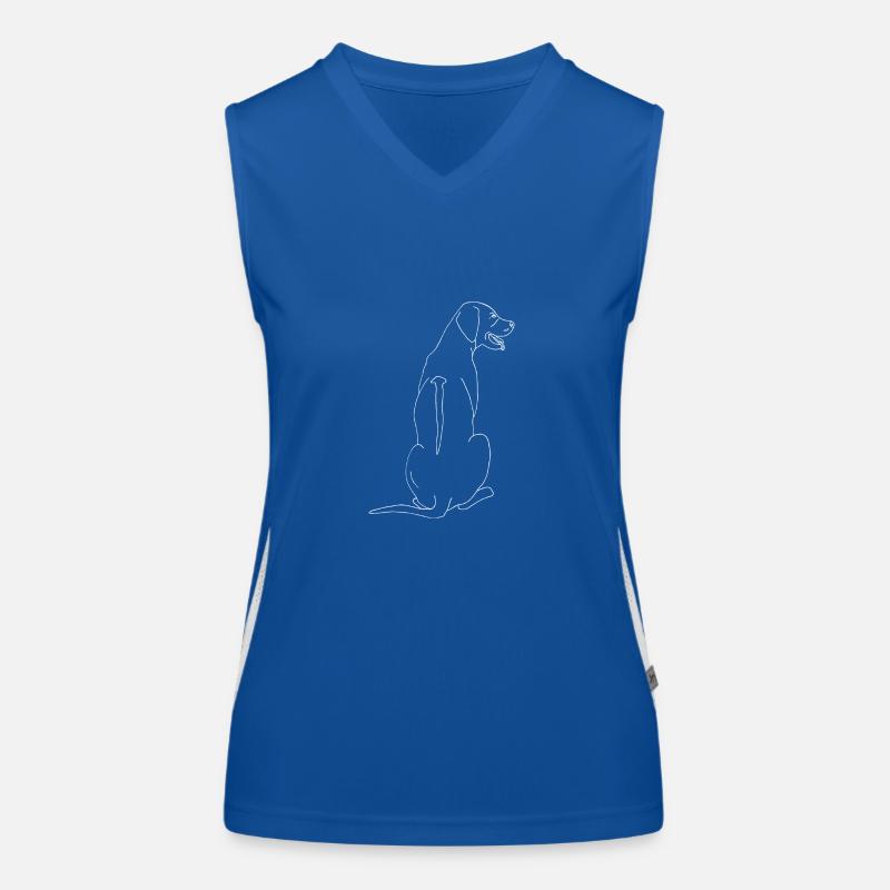 Rhodesian Ridgeback Funktionelles Kontrast-Tank Top für Frauen
