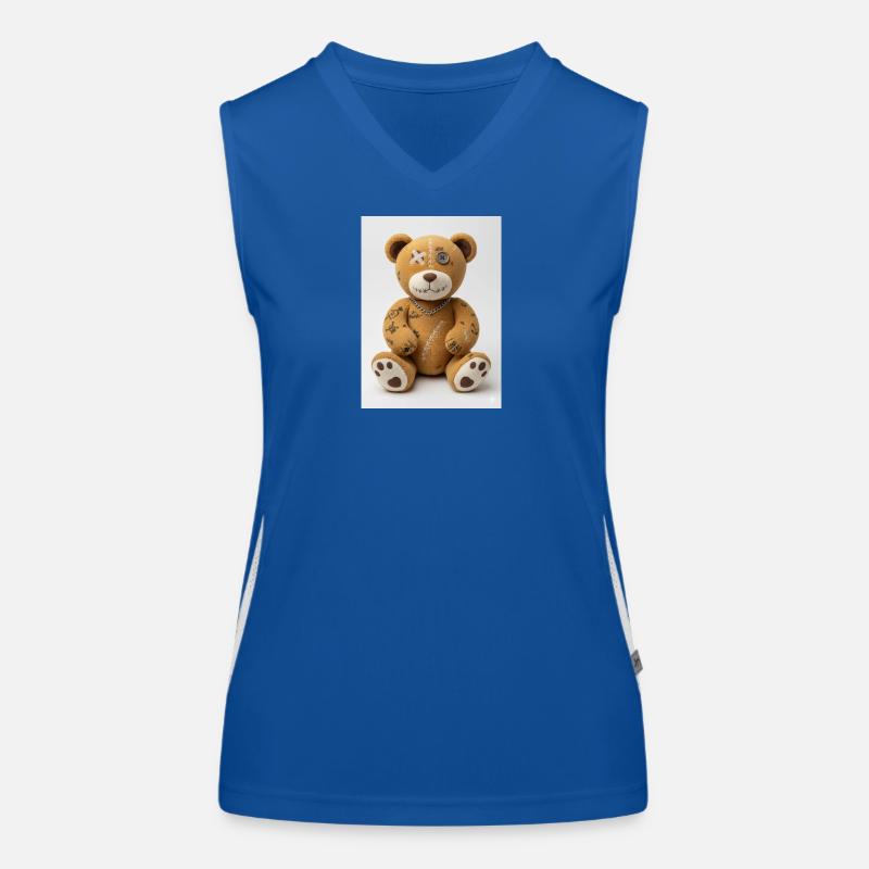 Teddy Funktionelles Kontrast-Tank Top für Frauen