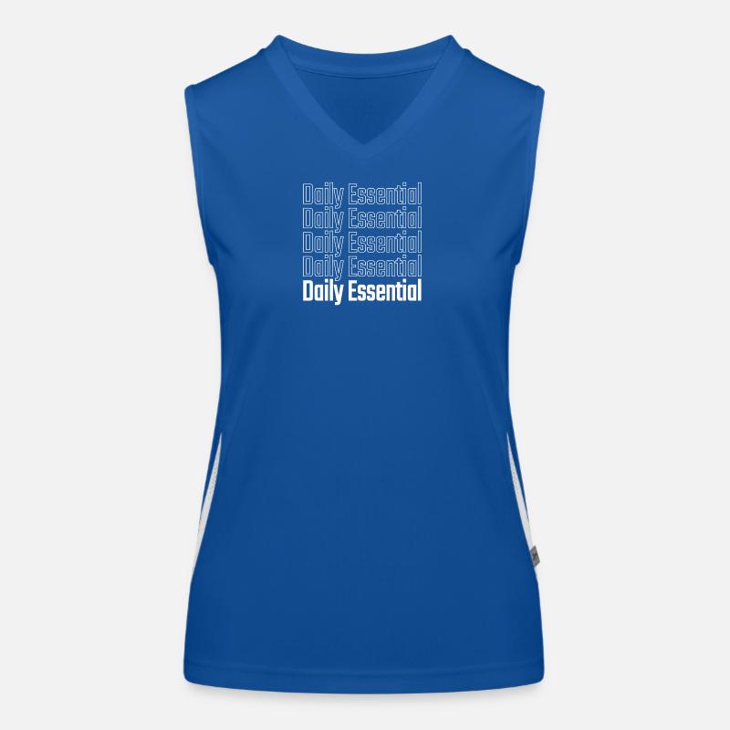 Daily Essential Rhythm Funktionelles Kontrast-Tank Top für Frauen