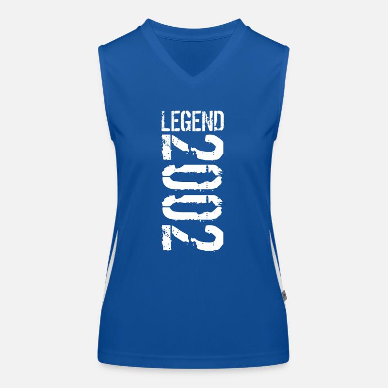 Legend 2002 white Funktionelles Kontrast-Tank Top für Frauen