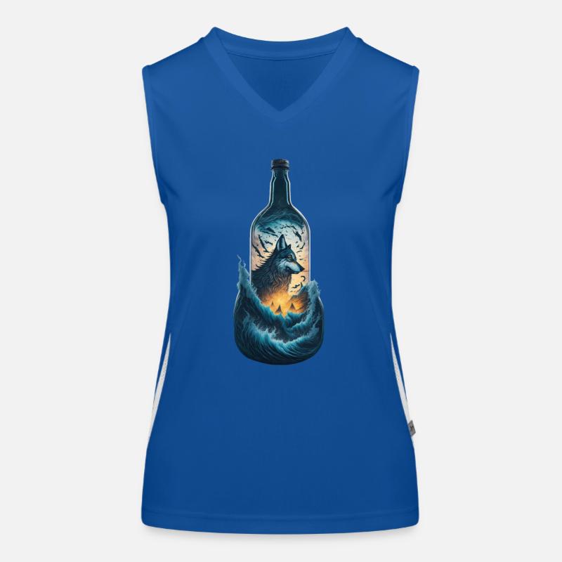 Wolf Women's Functional Contrast Tank Top