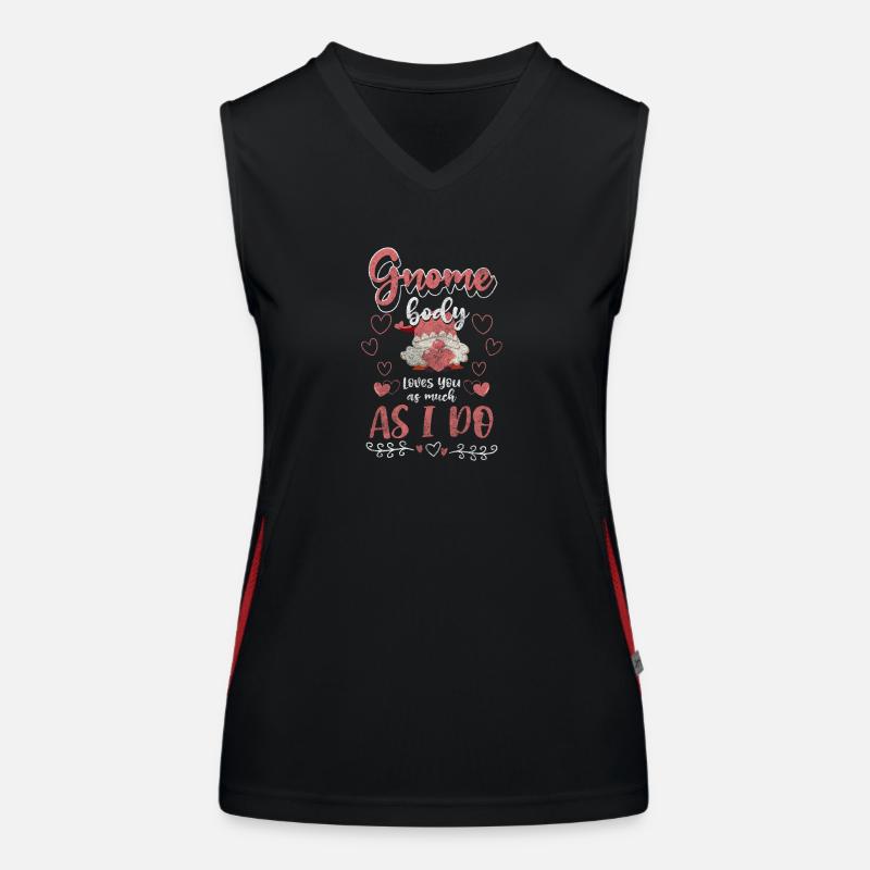 Zwerg Figur Funktionelles Kontrast-Tank Top für Frauen