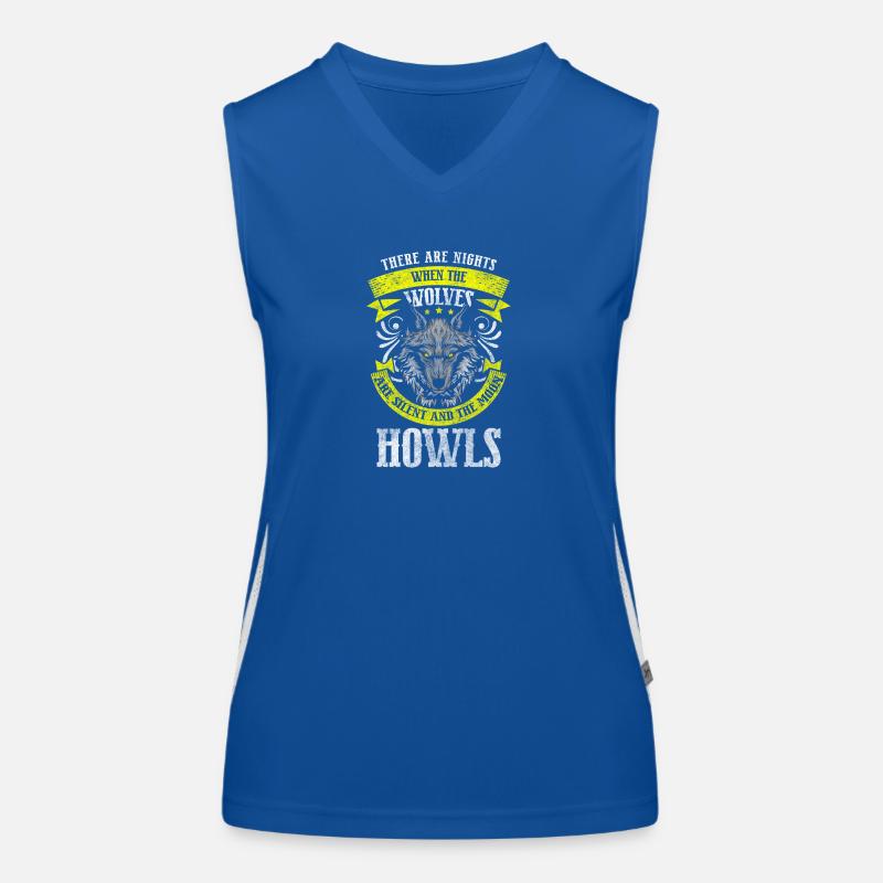 Wolfpack Wolfhound Wild Wilderness Débardeur respirant contrasté Femme