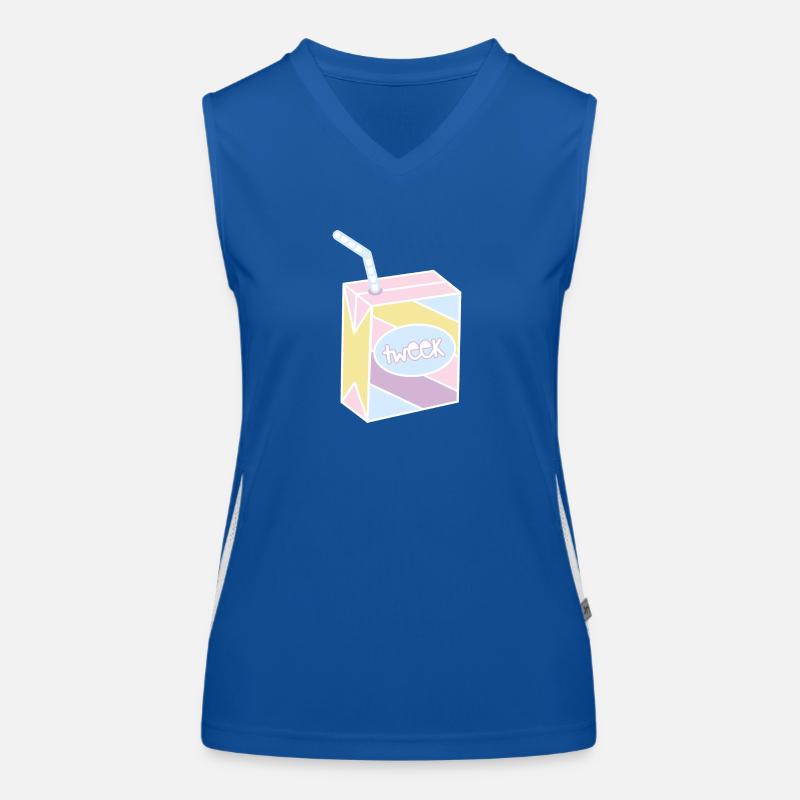 boîte de jus de tweek Débardeur respirant contrasté Femme