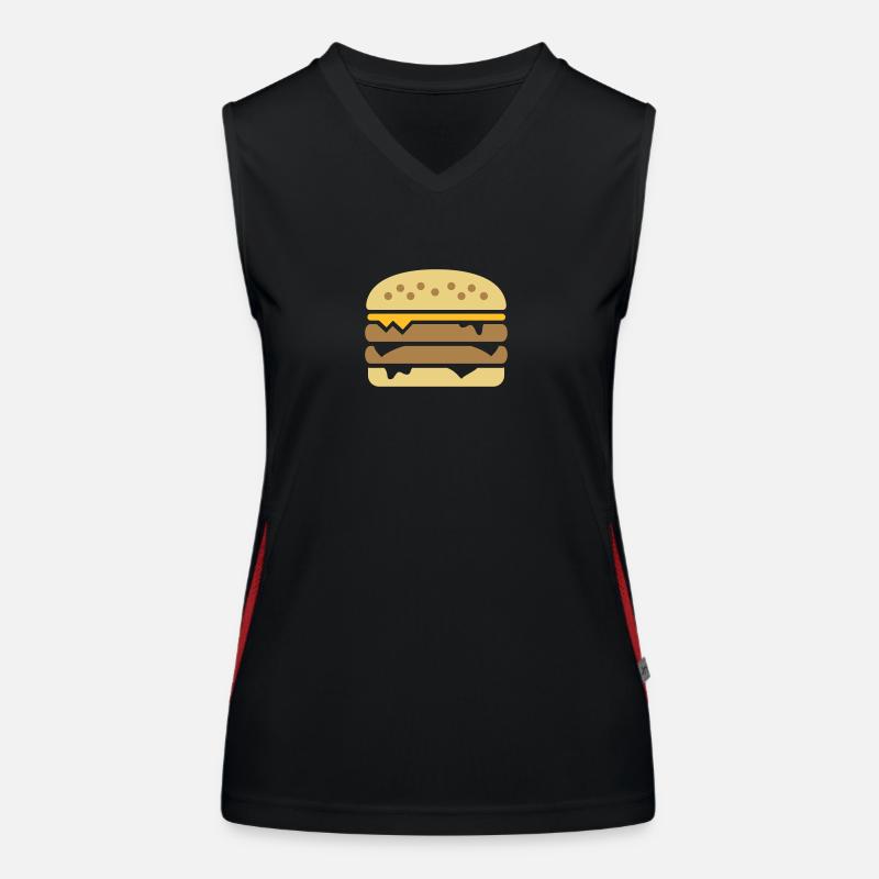Burger Débardeur respirant contrasté Femme