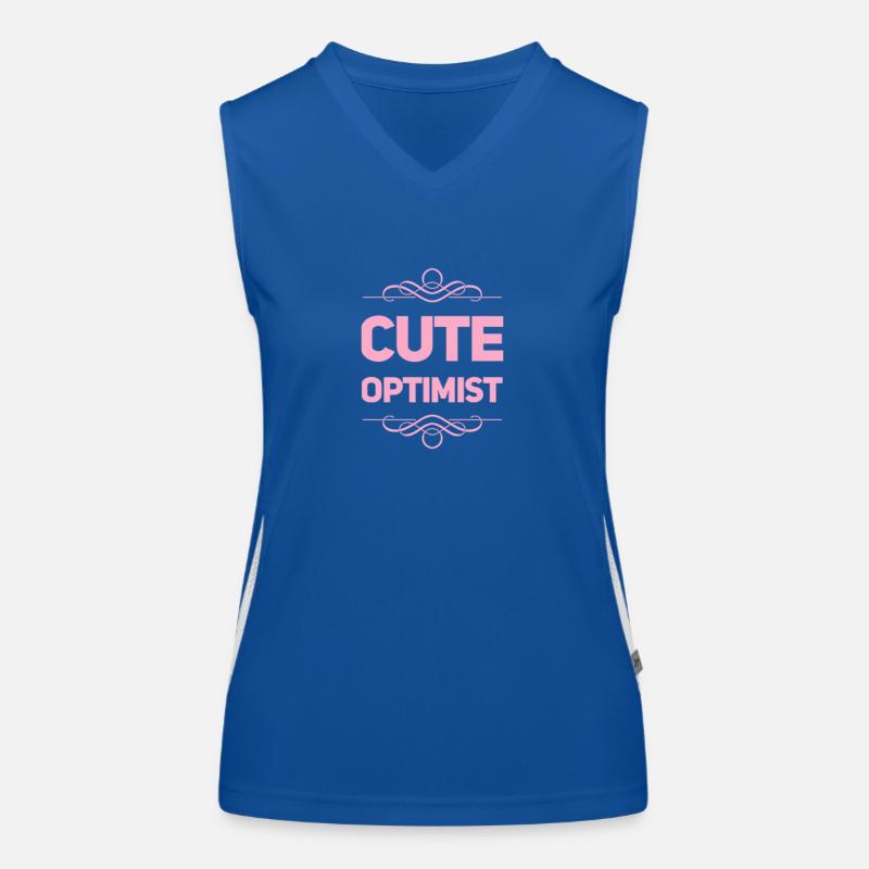 Optimiste mignon Débardeur respirant contrasté Femme