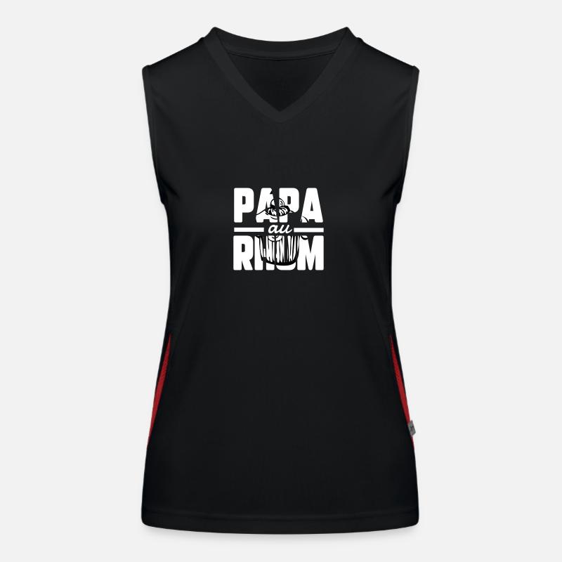 Papa au rhum Débardeur respirant contrasté Femme