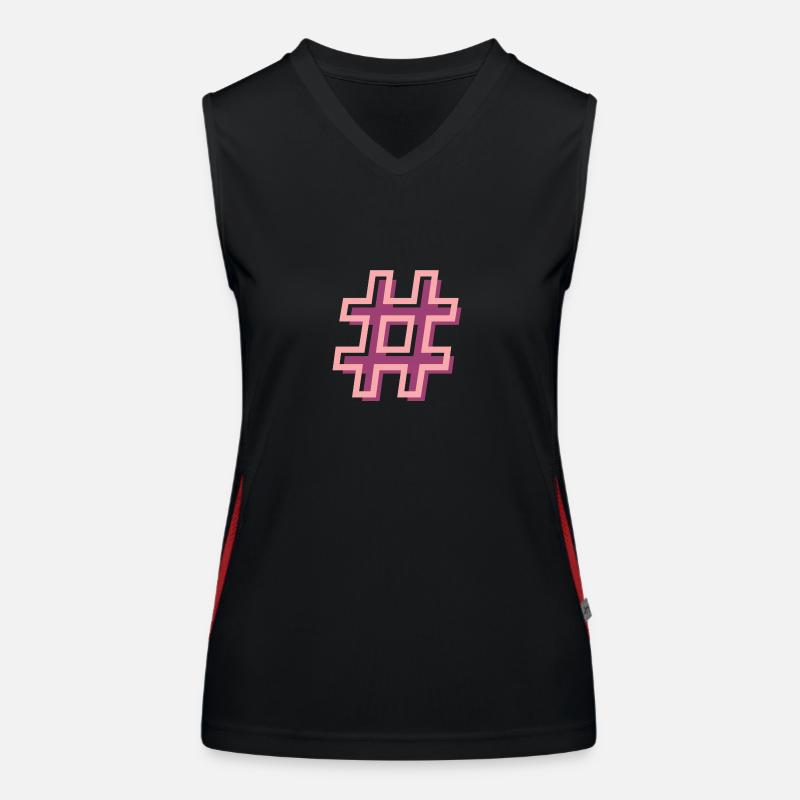 Hashtag Women's Functional Contrast Tank Top